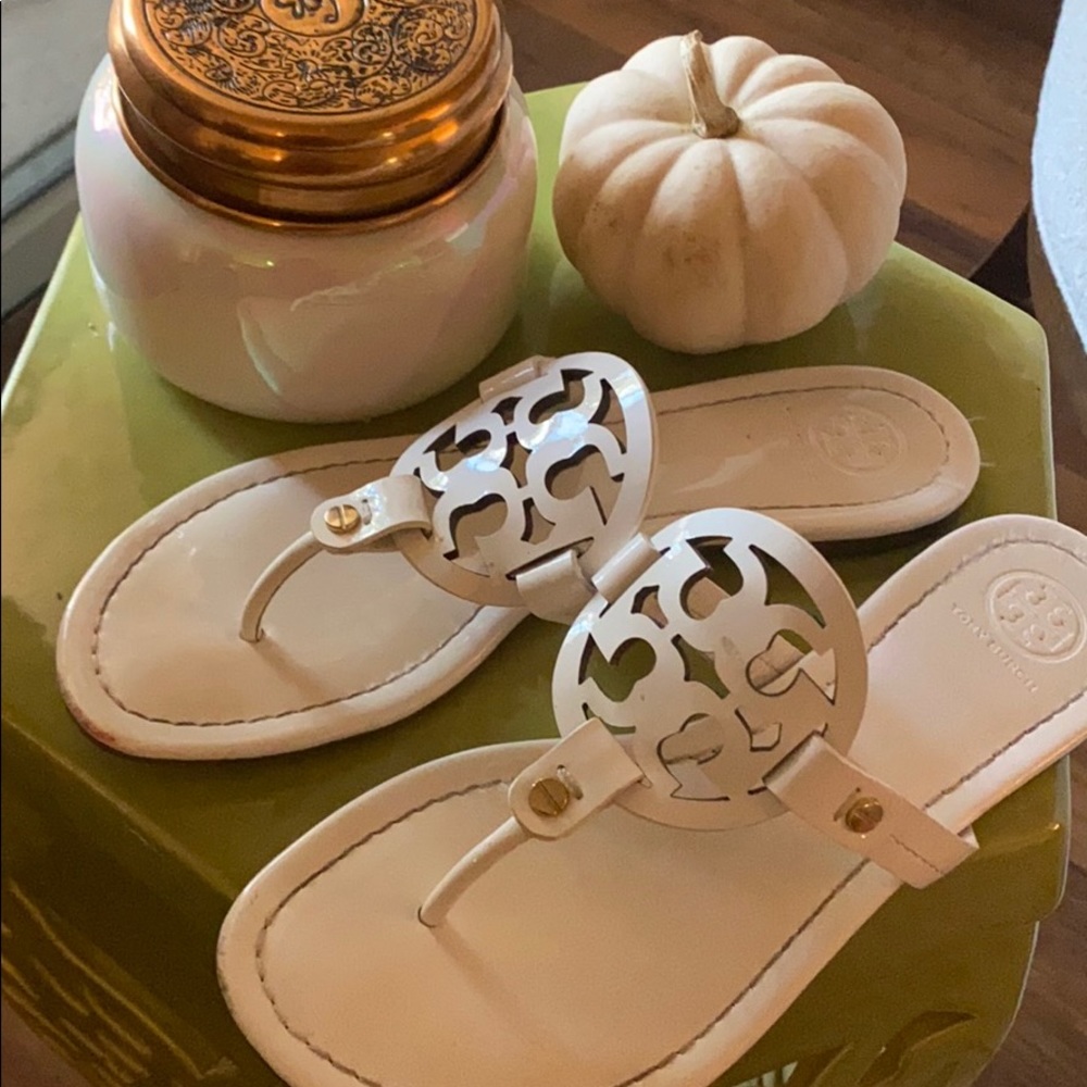 Tory Burch Miller Sandal White